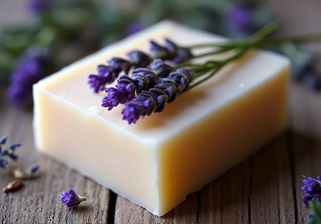 Lavender artisan soap with Irish botanicals